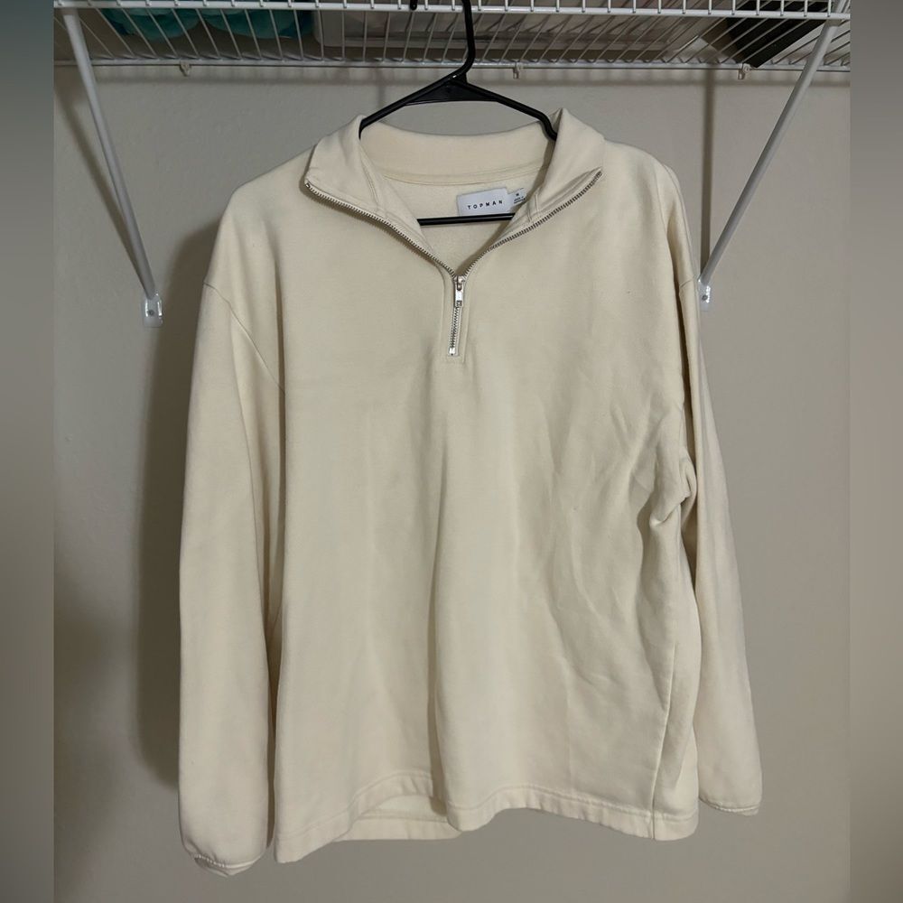 Pale Yellow quarter zip